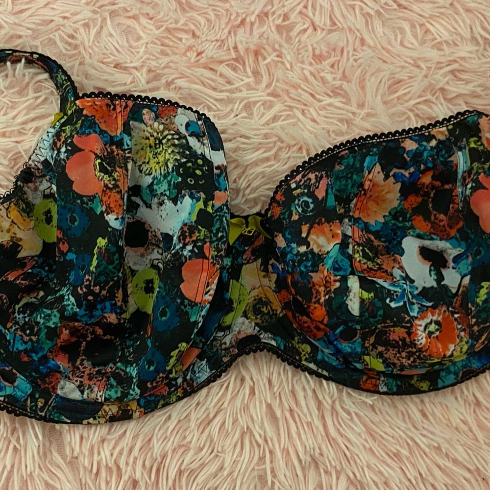 Flora print Bra